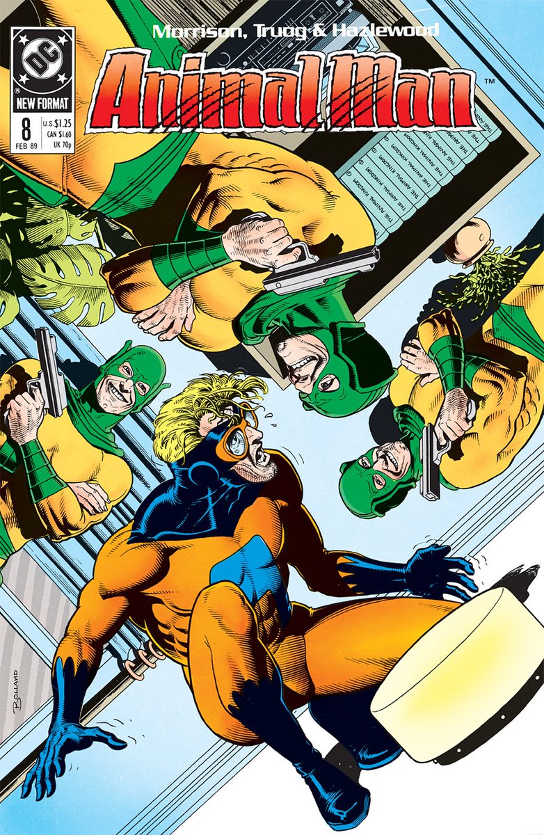 Morrison would also get more comfortable with something else, bringing back the silver age, while it's often done NOW back then the silver age was being treated as this red headed step child so Morrison would bring back concepts, and story styles.