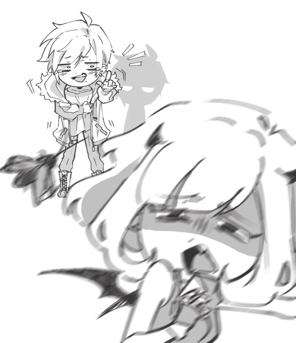 what he's laughing at 