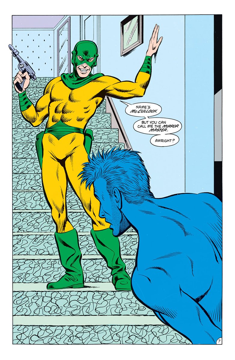 While this is a new Mirror Master, that's the only difference, he brings back this character show how dangerous he is, at times Animal Man can be considered a darker take on Silver Age Flash, and Morrison showed these ideas CAN WORK.