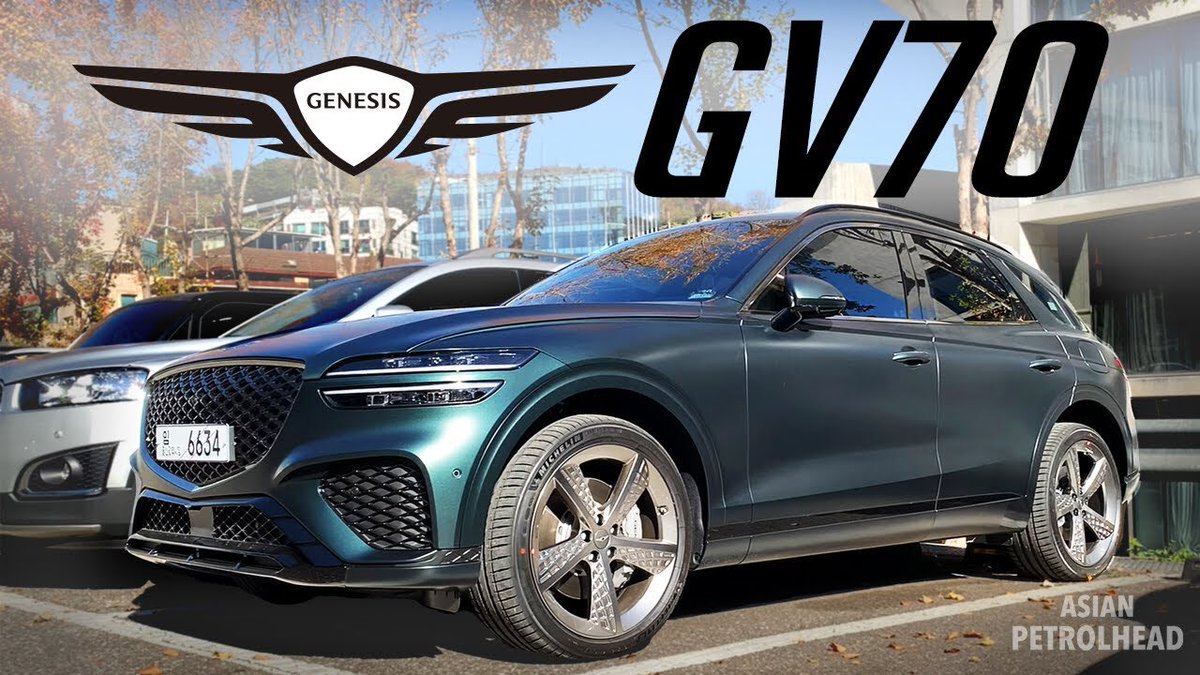 AsianPetrolhead's tweet photo. The 2022 Genesis GV70 – 2nd SUV from the Genesis! https://t.co/KpPrH0vaEr - @YouTube https://t.co/cba2B6naWS