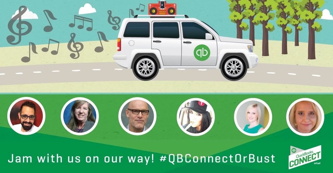 NeverCallMeRich's tweet photo. One of my favorite memories of #QBConnect!  The six of us truly did #GoFurtherTogether.  Palm Springs to San Jose, in a car, with dozens following us on social media.  And they tried to get me down to only one suitcase. https://t.co/XYLf7p3DkR