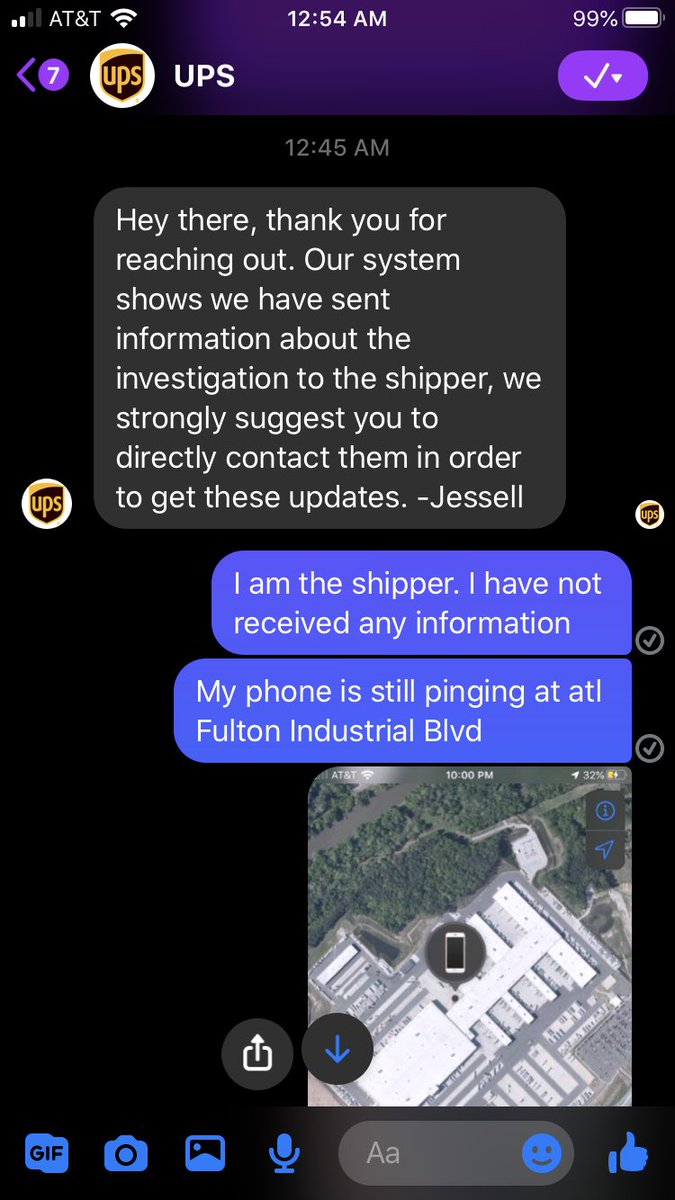 DoBetterUPS's tweet photo. Calling all UPS ATL employees! Cash reward for the safe return of a rose gold iPhone from the Fulton Industrial Blvd facility. @UPS @UPSers @UPSHelp @UPSIntegradAtl @UPS_News @UPSjobs @CarolBTome @FOX5Atlanta @11AliveNews @wsbtv @cbs46 @ajc https://t.co/CvJ87FUd23