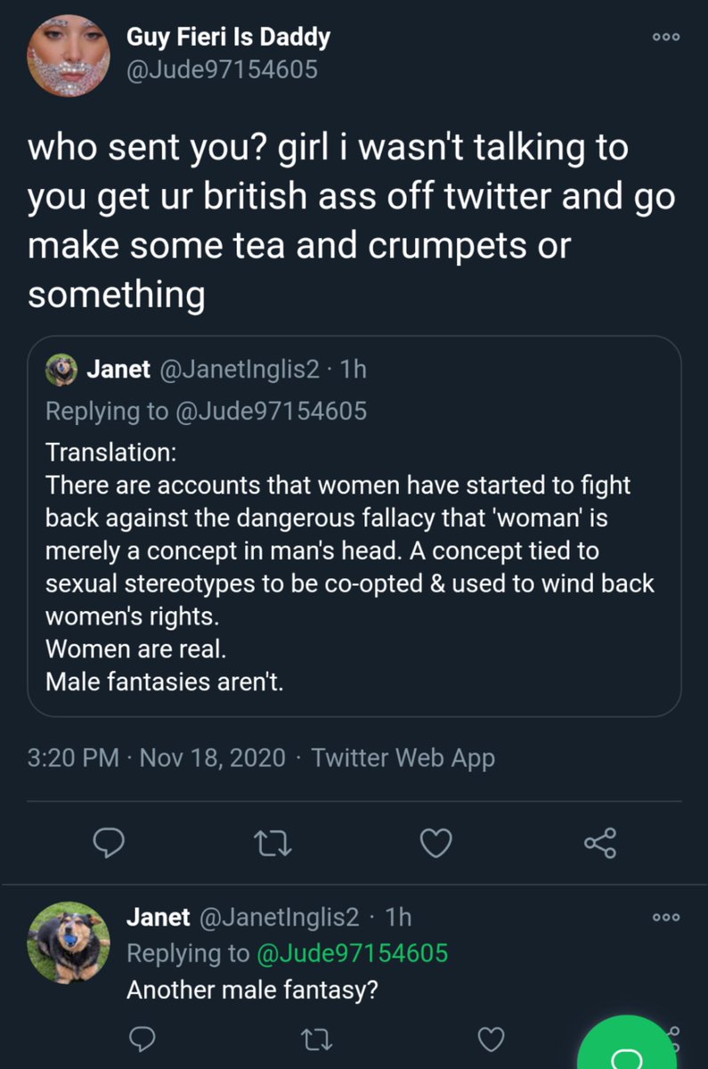 Hopefully it will be a very short thread because all the answers you need you will find here negating the need for a cranky tweet just from you.RememberWomen are real.Male fantasies of what a woman is are not real.