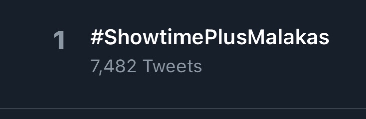 itsShowtimeNa's tweet photo. #1 TOP SPOT trending na po tayo, Madlang People! Tuloy lang ang pangmalakasang pag-tweet gamit ang #ShowtimePlusMalakas https://t.co/llFB5tgHmj