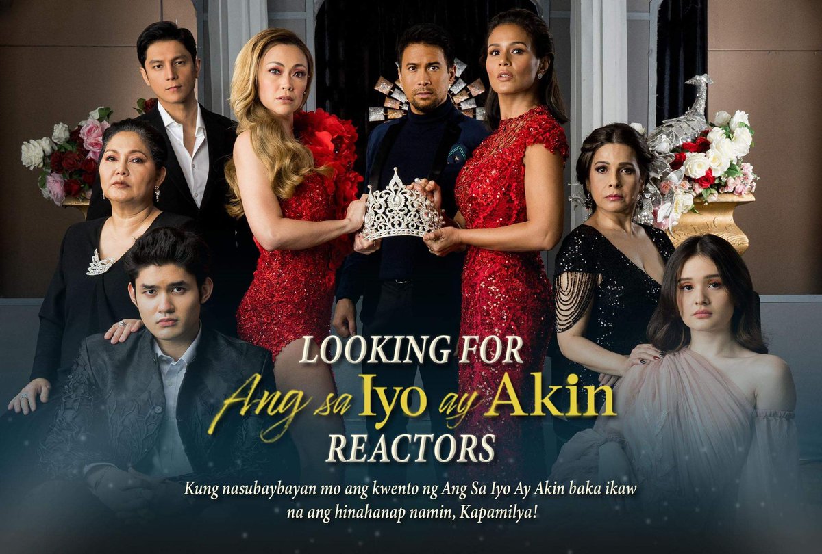 ABSCBN's tweet photo. Fan ka ba ng #AngSaIyoAyAkin? Ipakita ang suporta sa #TeamMarissa o #TeamEllice sa #KapamilyaReact! Gusto mo bang maging bahagi ng reaction video? Mag-comment lang sa tweet na ito at hintayin ang DM mula sa @KapamilyaReact! Maraming salamat, Kapamilya! https://t.co/tVVkHghPdC