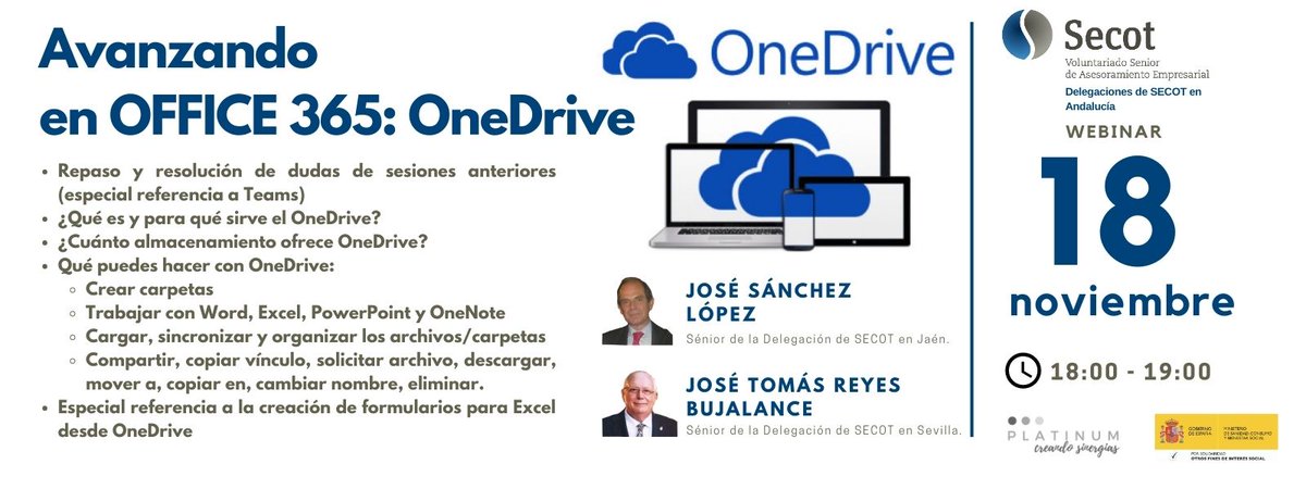 📢 Hoy a las 18:00h seguimos avanzando en OFFICE 365 ¡Todavía estás a tiempo de apuntarte! bit.ly/InscripcionOFF…