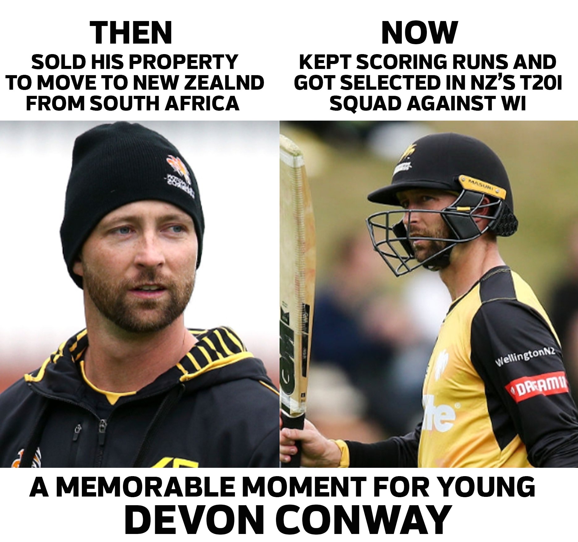 Crictracker On Twitter Devon Conway Has Been Selected In The Blackcaps Squad For T20i Series Against West Indies Devonconvey Newzealand Southafrica Cricket Crictracker Https T Co Fxqf9qy62w