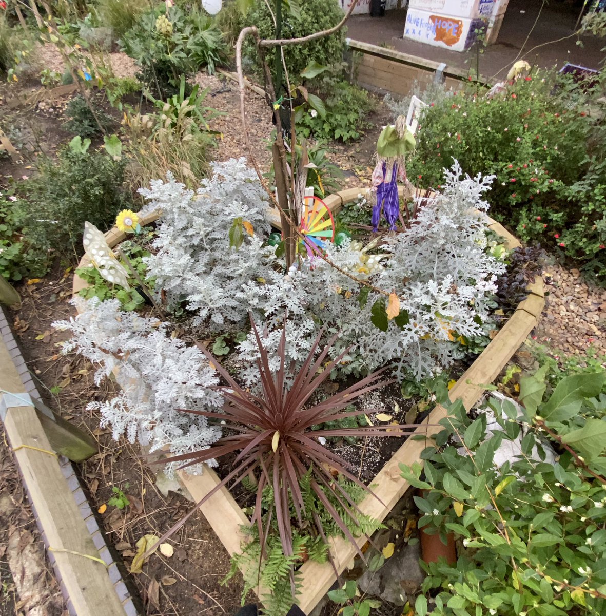 GardensHope's tweet photo. #ariel view of #HeartOfTheProjects Hope Gardens is our center piece feature great design @WoodBlocX thank you #garden_walk #Flowers @NaturepHope @ChrisGPackham @LondonNPC @NGSOpenGardens @HoratiosGarden @LewishamGardens @CroftonGarden https://t.co/8neAT34xpJ