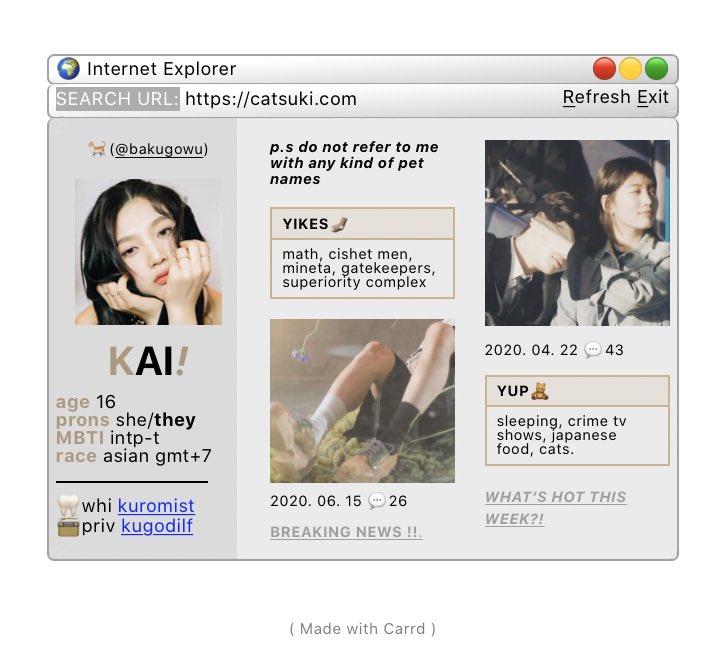 Carrd Helper 🐮 on Twitter "how to make your carrd to have different
