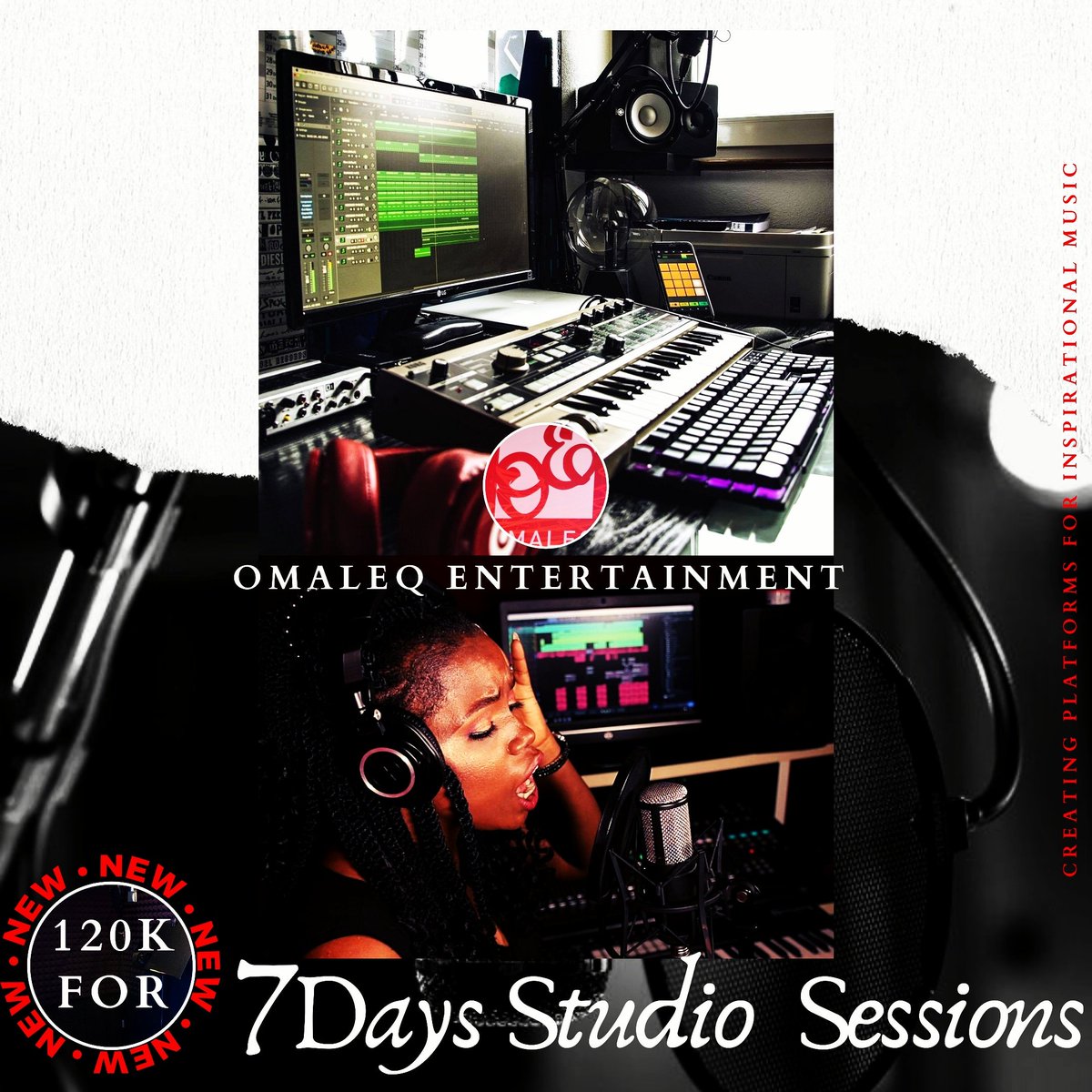 OmaleqMusic's tweet photo. If you live in the city of Abuja and you're a recording artist looking for opportunities to get your songs recorded then you need to grab this offer why it last. For more information kindly contact 08036012080, 08037982624,
#music
#beatsmakers
#musicproducers
#upcomingartist https://t.co/eatA3OrG5u