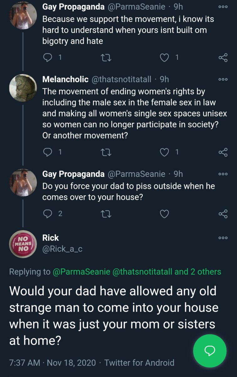 Rick and Melancholic have got this.I can't believe they're still using that old 'the toilet in your house is unisex' schtick.