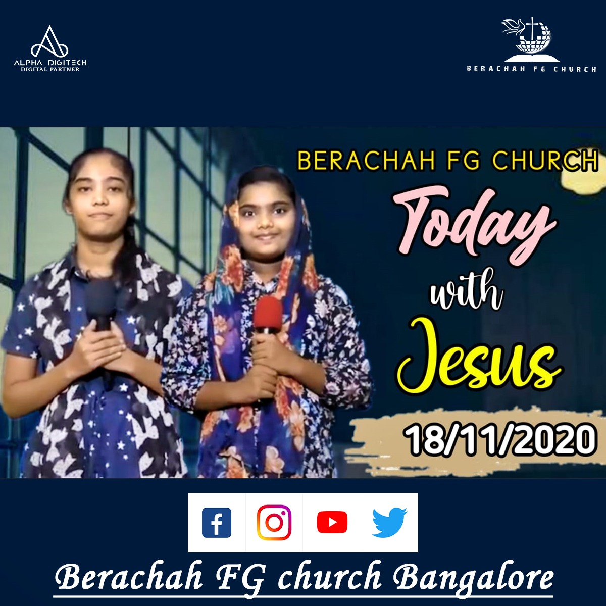 BerachahFg's tweet photo. New Video Alert!
#Today_with_Jesus - ಈ ದಿನ ಯೇಸುವಿನೊಂದಿಗೆ by Pr.
@EzekielUday
Watch ▶ https://t.co/ITICUzwEgv
#PrEzekielUday #BerachahFGChurch #VideoSong #christainsongs #WorldHeroJesus #KannadaChristinaSong #christialgospel #AlphaDigitech @AlphaDigitech_ @UdayEzekiel https://t.co/pk8kUgymYl
