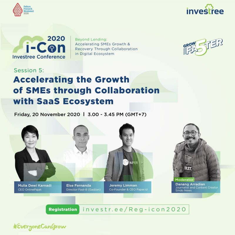 Gadjian's tweet photo. Our Co-Founder and Director, Else Fernanda, will be one of the panelists at Session 5 of the event, titled 'Accelerating the Growth of #SMEs through #Collaboration with #SaaS Ecosystem'.

Register here for free: https://t.co/BFIEoBgaZH https://t.co/e7MUwKlWDS