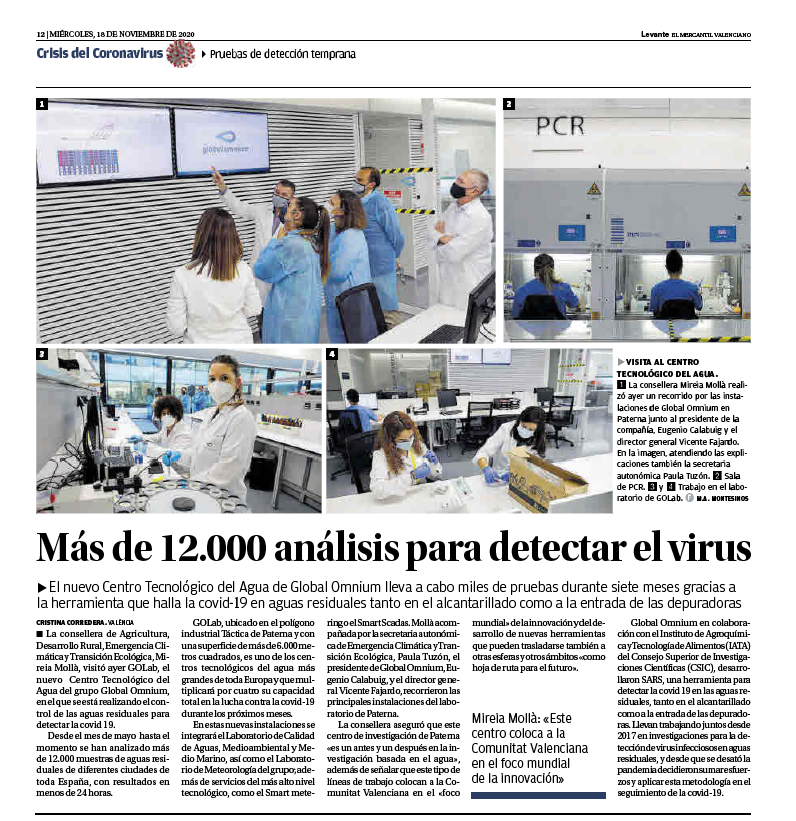 GlobalOmnium's tweet photo. 🌇Arrancamos este miércoles con #GoLab, el laboratorio que multiplicará por 4⃣ la capacidad de respuesta de #GlobalOmnium ante el #COVID19 Amazing!! 🙌
↔️Más de 6.000m2
👩‍🔬Con capacidad para más de 500 personas
🧪Más de 12.000 análisis realizados https://t.co/XkCnq7mdNz