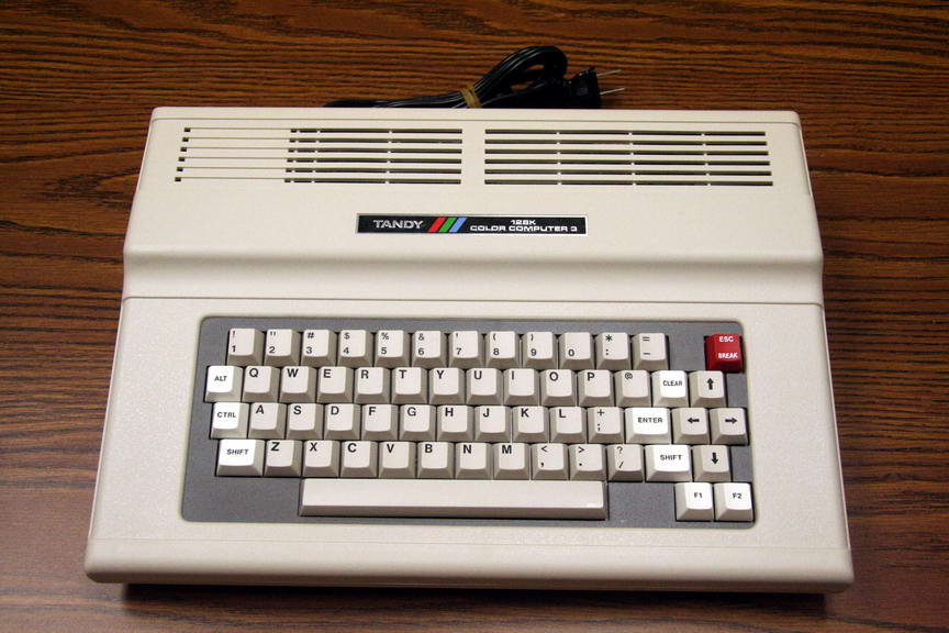 We're back! Ok so before we hit the aforementioned 16-bit PCs, let's take a look at a couple of 8-bit computers I said we'd circle around to... the Apple IIe and the Tandy CoCo 3.