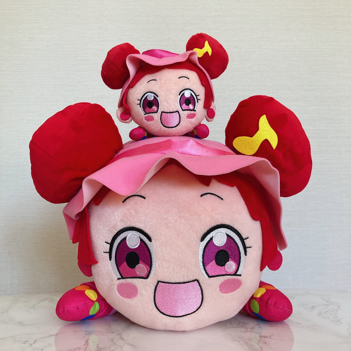 おジャ魔女どれみ 寝そべりぬいぐるみ 可愛い! 手作りと並べて飾ろ