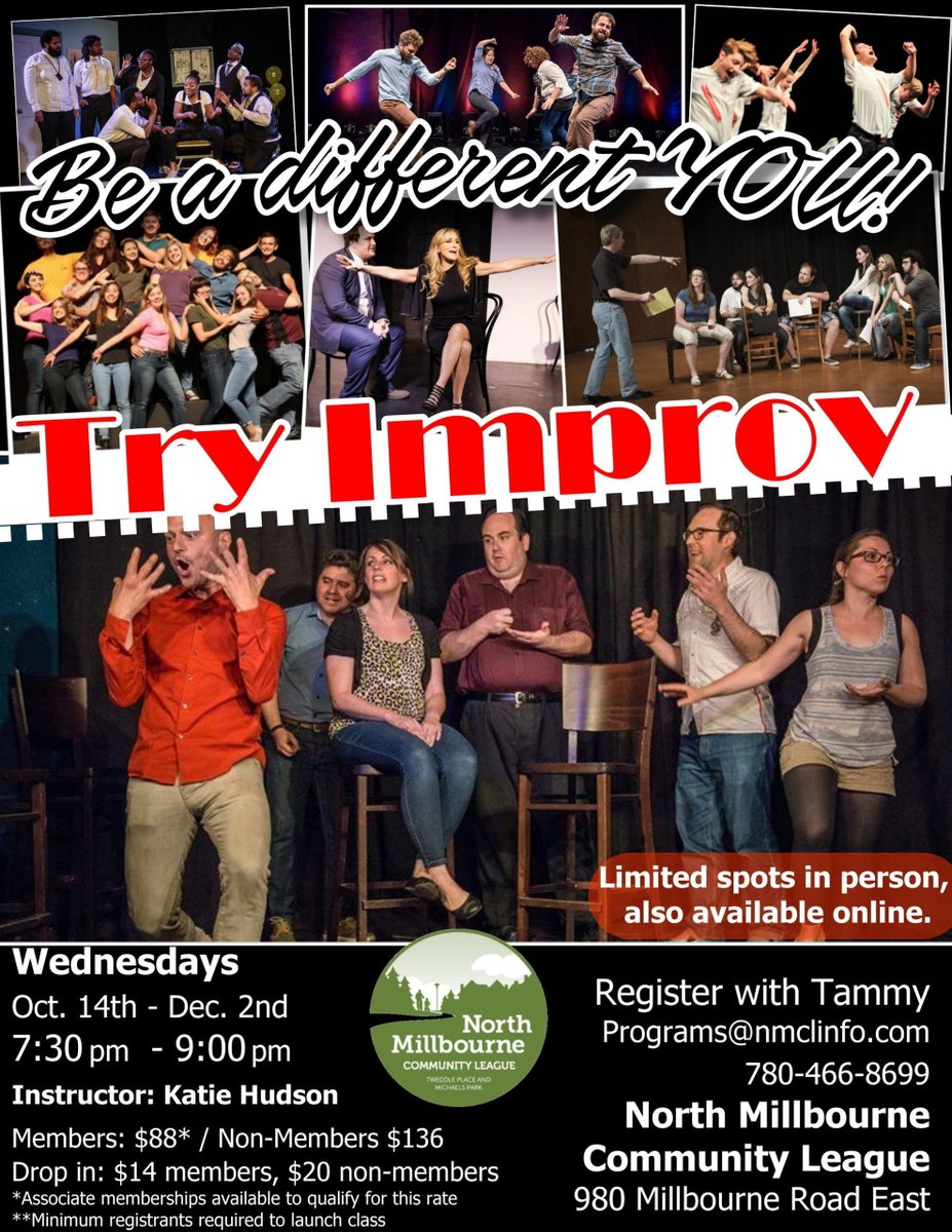 nmclinfo's tweet photo. *THIS CLASS IS ONLY AVAILABLE ONLINE DUE TO AHS RESTRICTIONS
What adventures would you like to have at Improv?
#NMCLprograms #NMCLfun #Improv https://t.co/UoTWRHvDfm