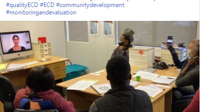 Stu_Walker_'s tweet photo. Grateful for the University of Indianapolis PhD students who have been researching our home ECD project. Fantastic to see results showing positive change in homes. Well done team! And well done Sarah and Adam on your PhD's. #ECD #anewgeneration #ithemba click the image for more👇 https://t.co/6NCIU8V4yU