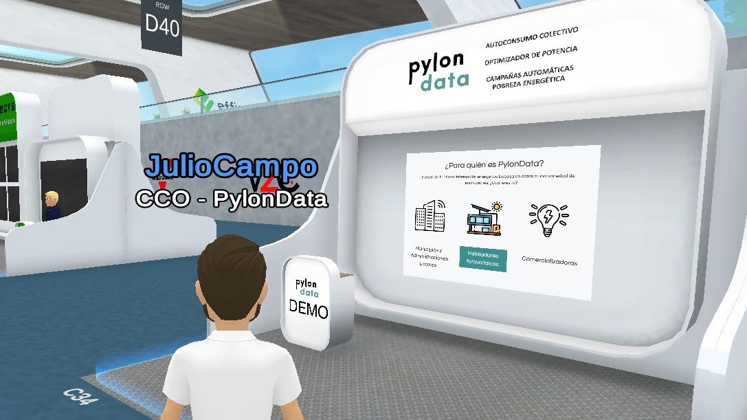 JulioCampoMacho's tweet photo. ¿Estás en Effie Virtual Congress @effievirtual?
Ven a nuestro stand virtual y haz una demostración de las herramientas #PylonData
📍Estamos en el pabellón de exposiciones 1, stand C34.
Te esperamos
#EffieEfficiencia2020 #digitalización #autoconsumo https://t.co/zYBCtXEZHu