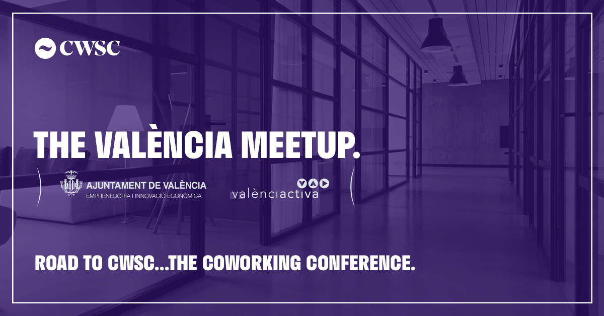 CoworkingSpain's tweet photo. Road to CWSC. The Coworking Conference. THE VALÈNCIA MEETUP🔝 
Webinar. 3-Dic. 10:00am. 
Road to CWSC son una serie de encuentros virtuales y físicos en directo donde entrevistamos a numerosos ponentes de la industria del Coworking y el Flex Office. https://t.co/XJKoBVzdI6 https://t.co/wz1oqJJ4LL