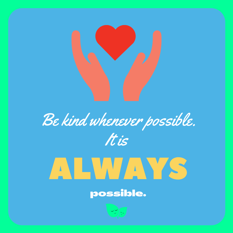 "Be kind whenever possible. It is always possible" - Dalai Lama

Who agrees with this quote from Daila Lama? Comment with a 💚 if you do.

#friendsresilience #resilience #bekind #dalailama #quote #kindness #empathy #altruism #compassion #inspiration