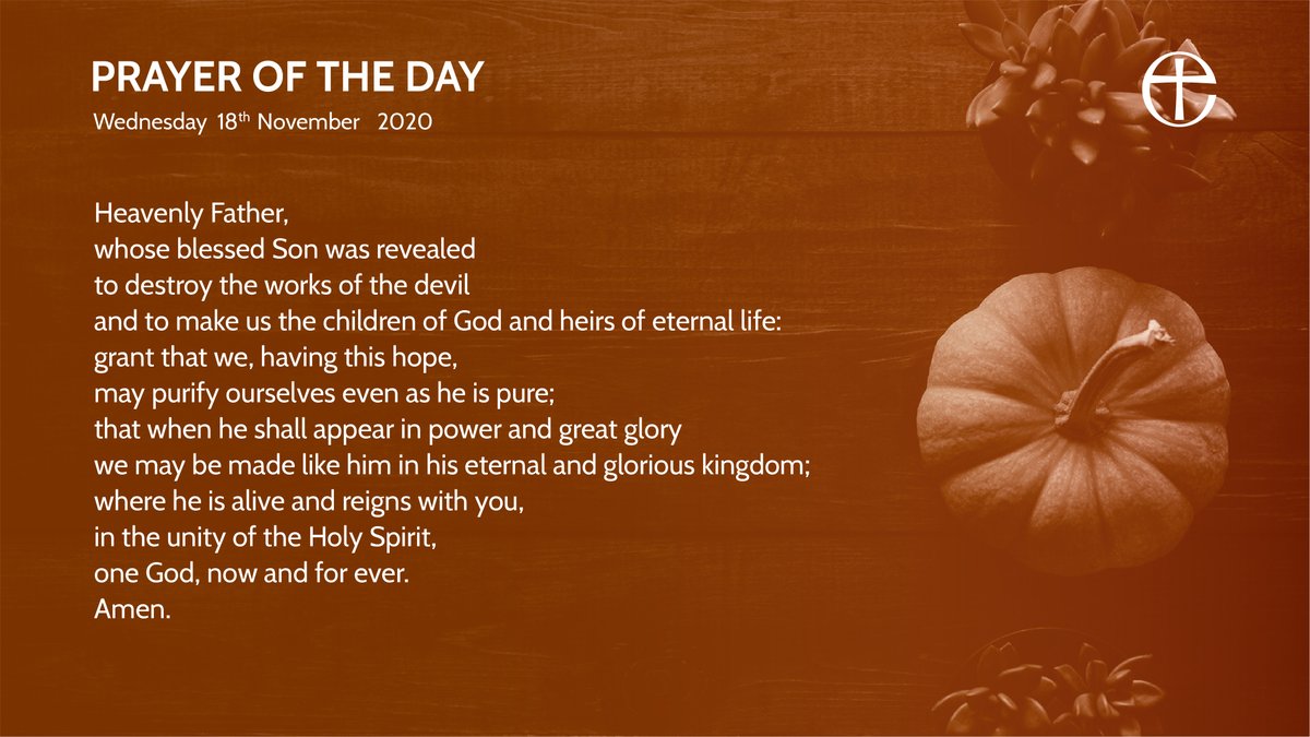 churchofengland's tweet photo. In the name of Christ, we pray.

Listen to today's prayer or read a plain text version at https://t.co/Rn4jDVCRSG. https://t.co/xaGsga27Z4