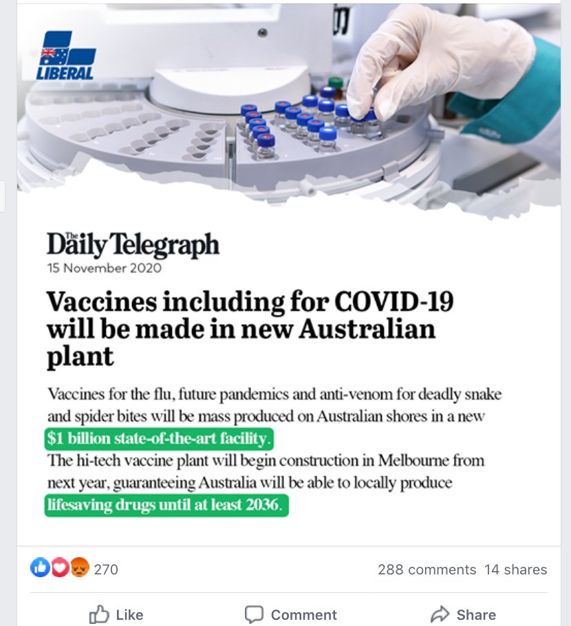 Apparently dear reader, Scott Morrison and his government are committing ONE BILLION DOLLARS!It's true because even the Daily Telegraph tied it into their massive Scotty headlines in a not at all pre-arranged marketing spin kind of way.Loving that Liberal party branding too.