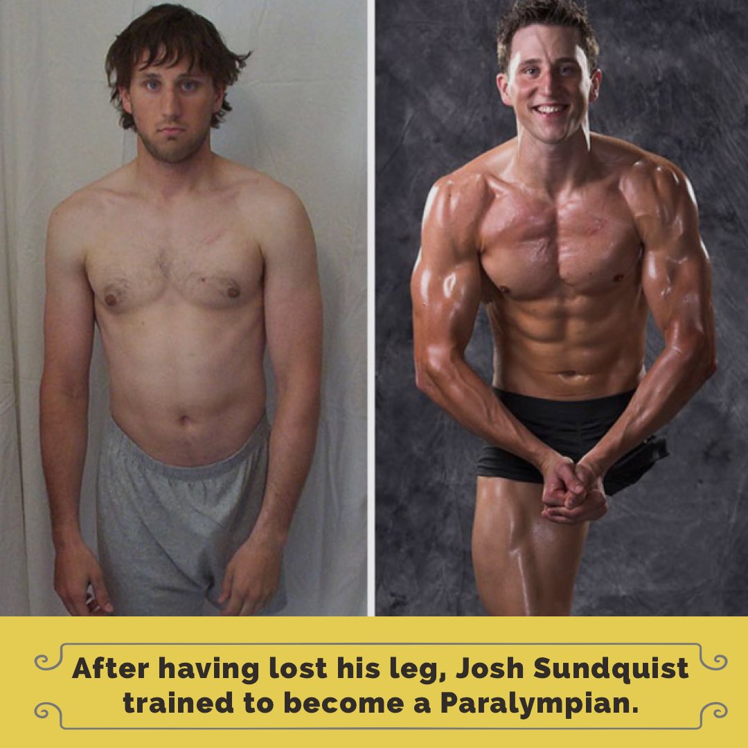 LetsKookky's tweet photo. At the age of 10,Josh lost his leg due to a rare form of bone cancer.When he was 13,the cancer was cured,and he began ski training 3 years later.He became a member of the US Paralympic ski team after 6 years of training.He is now a well-known #motivational speaker. #letskooky ⁦ https://t.co/yuSmOUnnym