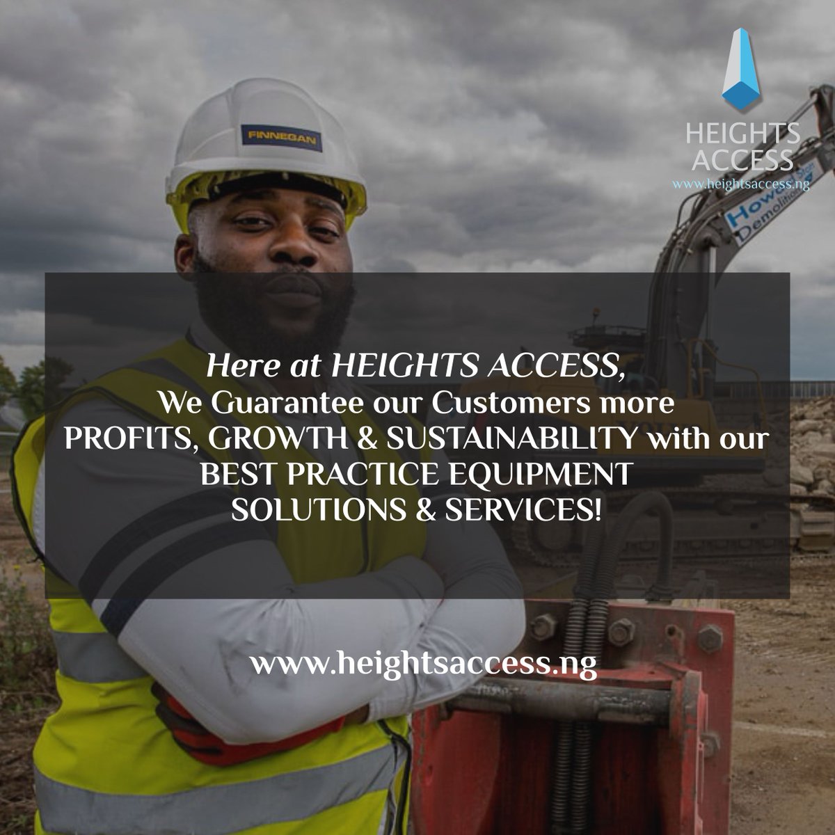 HeightsAccessNG's tweet photo. Heights Access is the market leader in the provision of EQUIPMENT SOLUTIONS for EFFECTIVE CONSTRUCTION &amp; INDUSTRIAL ENGINEERING.
https://t.co/bODwIsS0At | +2349099348990,
+2347004222377.#constructions https://t.co/ddnIsuyPEU