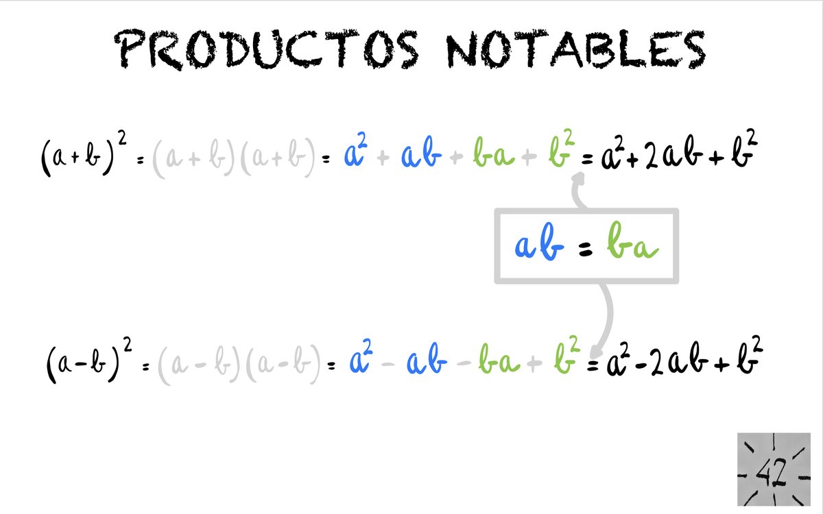 ProblemasdeMat1's tweet photo. Operaciones básicas. Antes de empezar con problemas más complejos, hay que dominar las herramientas básicas. Hoy: productos notables #matematicas #problemasresueltos #aprobandomates #operacionesbasicas #productosnotables #aprender #saber https://t.co/7cduxkVBc0