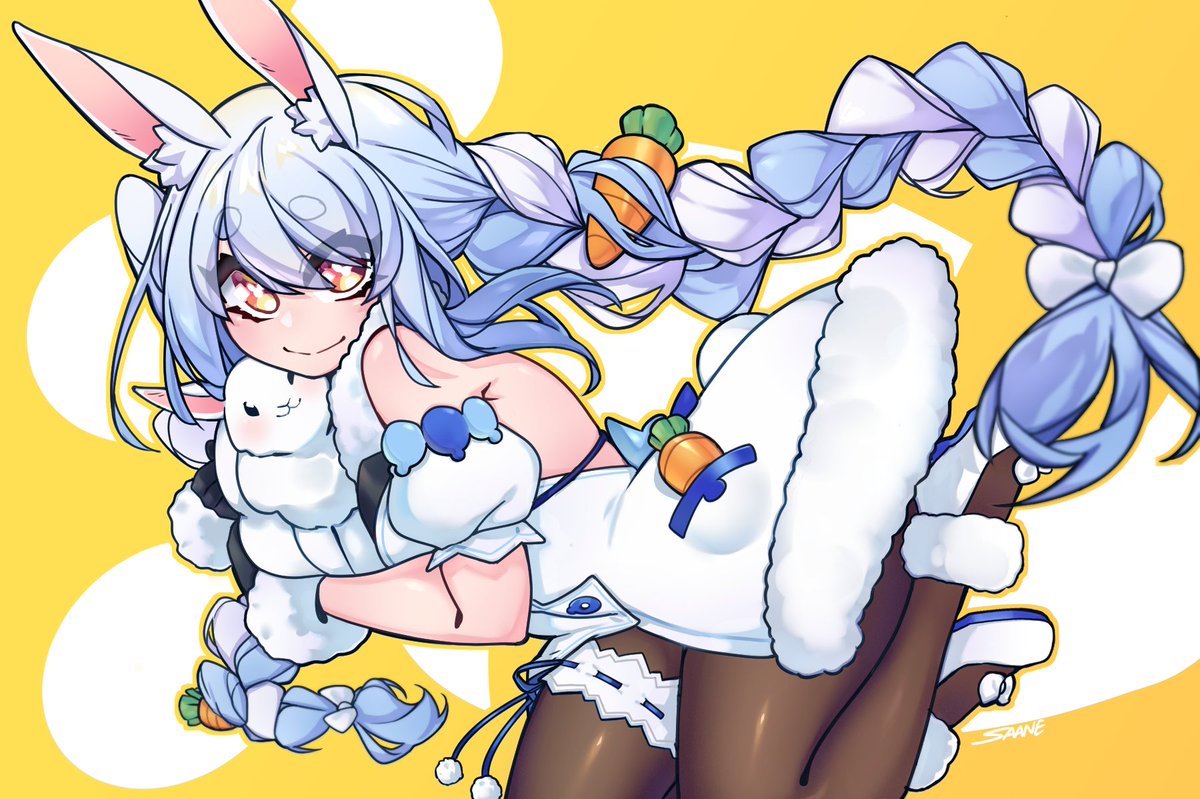 I love this crazy rabbit