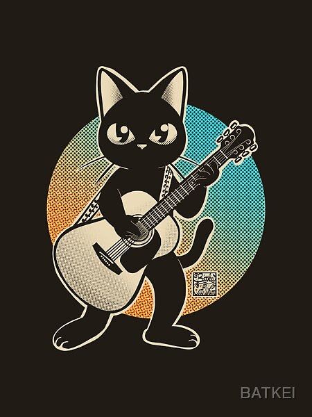 MANEKU-NEKO ポスター ギター猫 MANEKU-NEKO ポスター ギター猫 MANEKU