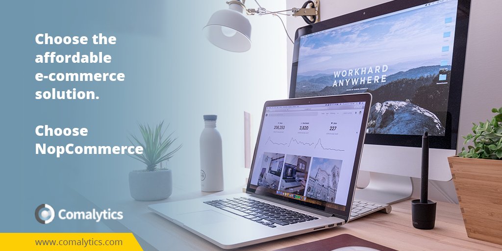 Comalytics's tweet image. Save a buck and still get the best e-commerce features for your site!
When it came to choosing the perfect e-commerce platform for our B2C clients, we had to go with NopCommerce. 
Find out more here: bit.ly/358LRIs 
#NopCommerce #EcommercePlatform #Comalytics