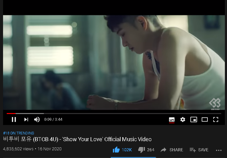 BTOBSupports's tweet photo. Melody continue streaming #Show_Your_Love MV! 160k views left and we will hit 5MILLION views :) come on come on! 🤣🙏

#BTOB4U @OFFICIALBTOB https://t.co/i4uFqIq1Wg