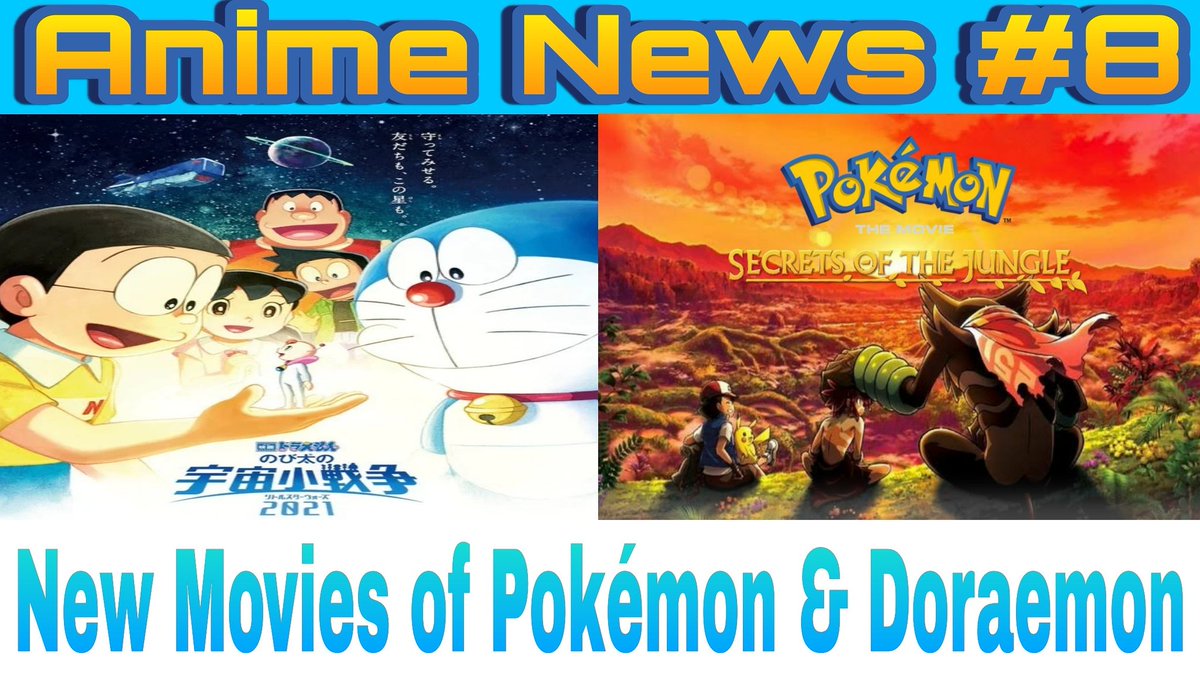 MohitGaur_17's tweet photo. Watch my latest video "Anime News #8 : New Movies of Pokémon and Doraemon, Secrets of the Jungle, Little Space Wars 2021" only on Gaur Brothers YouTube channel.
Link :- https://t.co/qguqa2qUMx
#AnimeNews #pokemon #pokémon #pokemonworld #pokémonworld #Doraemon #DoraemonWorld https://t.co/z1lYDAQp9A