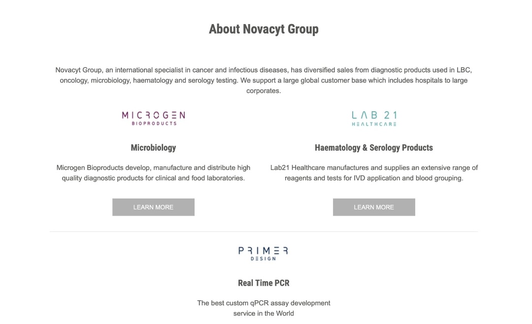 For that, it is necessary to be able to carry out the tests quickly, and in a decentralized way.The implementation of Qs allows it.And Novacyt has a large number of various tests available:Oncology, microbiology, cancers, hematology and serology.5/6