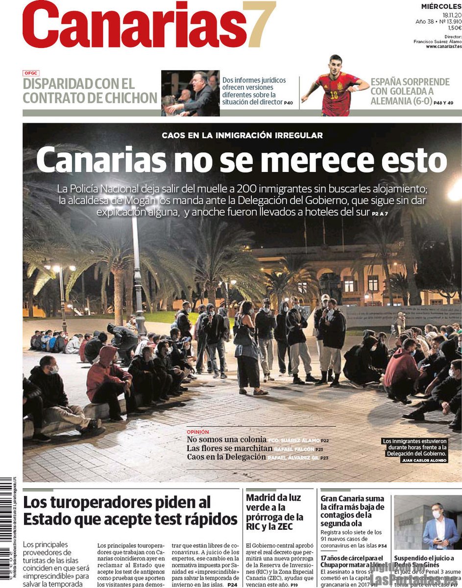 TeldeActualidad's tweet photo. 📰Crisis inmigratoria: Canarias no se merece esto https://t.co/fCHjprTqzG https://t.co/rTMnc1DhkV