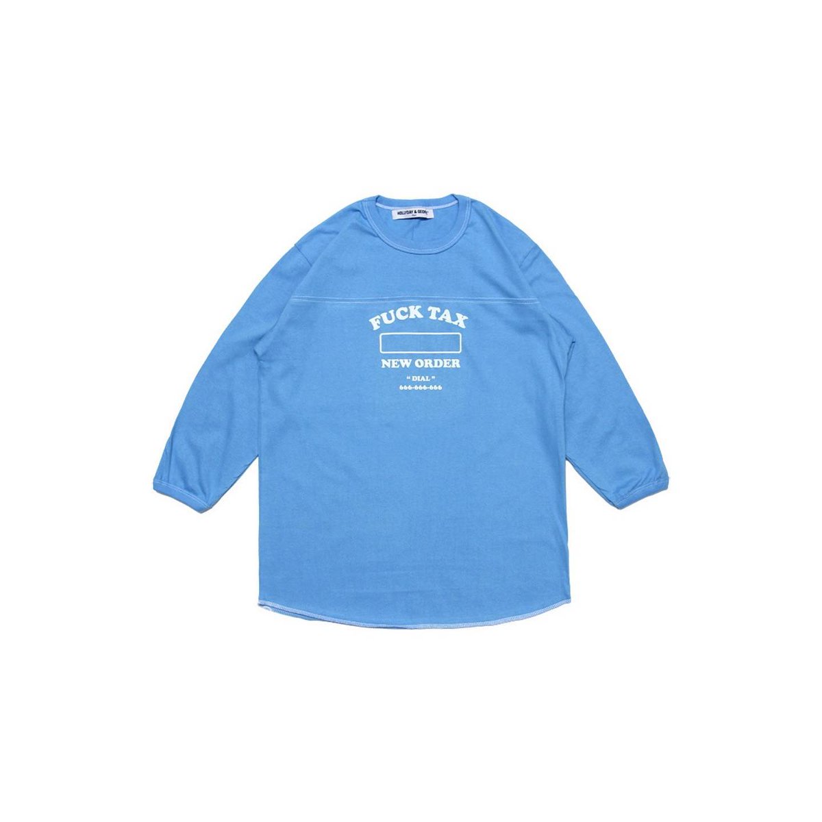 depotbydevise's tweet photo. ON SALE: #hollydayandgeorge 'Fuck Tax' 3/4 Raglan T-Shirt. Available size: M, L. RM65.40

Details: https://t.co/OPGMUqDu30 or Whatsapp us at +6013 380 2798

*We ship worldwide, accept Visa/Mastercard, PayPal and Internet Banking (FPX)

#depotbydevise #chaoscollection #fucktax https://t.co/stcCMoK5oQ