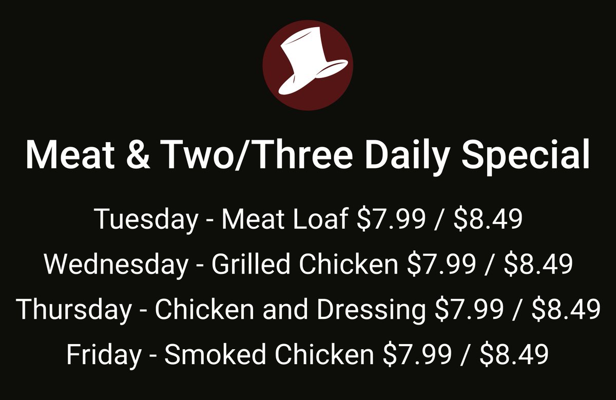 WellingtonBleus's tweet photo. Join us this week 11 AM - 2 PM for our soft opening during lunch. Featuring our meat and three plus our lunch menu. Walk-Ins Welcome. #steakhouse #Food https://t.co/EFh4XIk92S