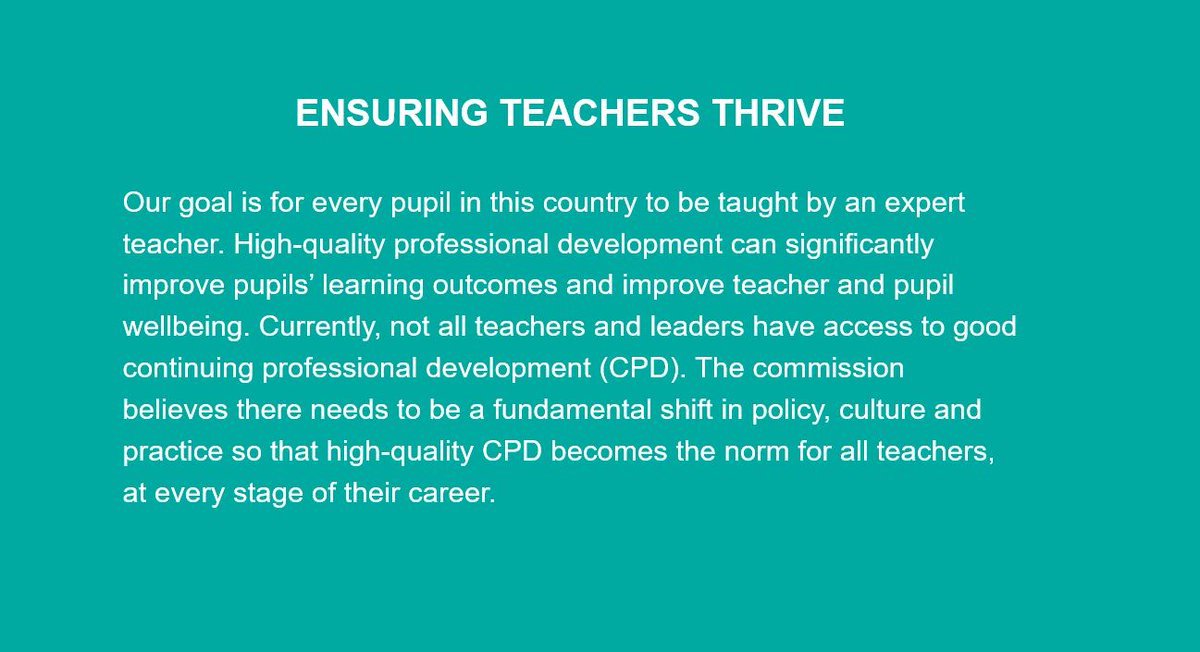 Schools can only be as good as the people that work in them. School improvement is about creating the conditions in which teachers can thrive so that pupils can succeed  #improvingschools  @NAHTnews