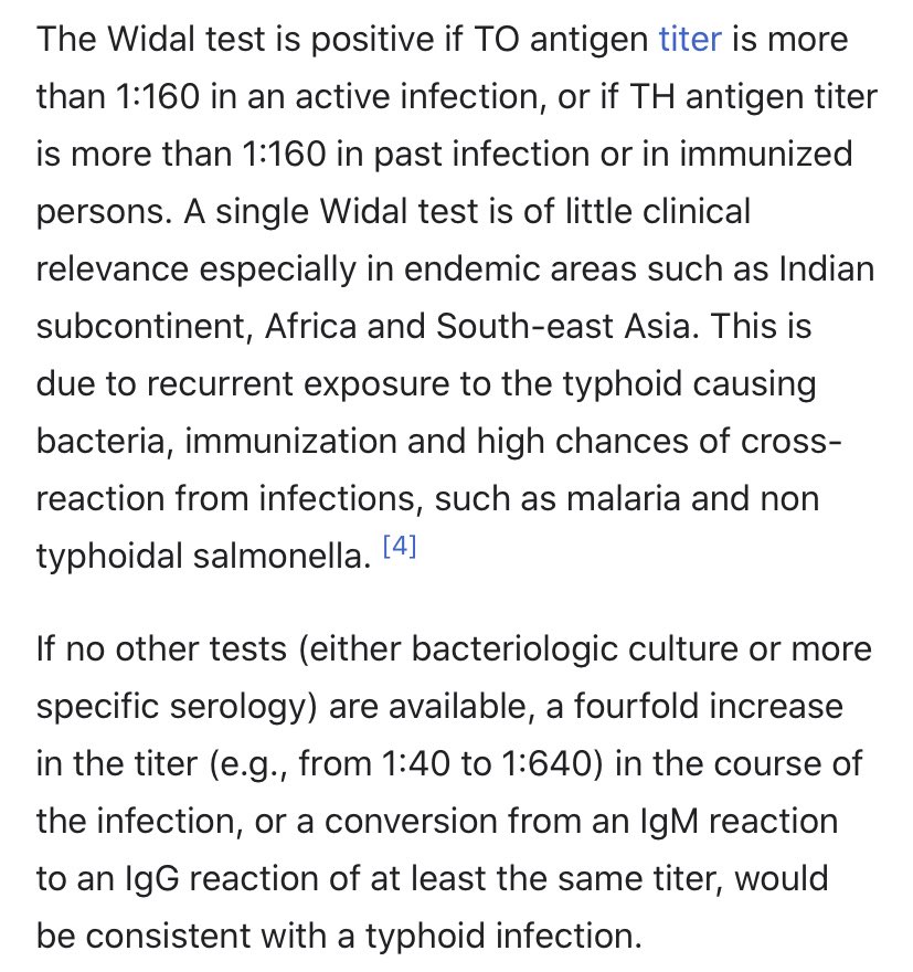 Now, to typhoid. Biko. I’m only going to say this once. WIDAL TEST IS NOT DIAGNOSTIC FOR TYPHOIDTyphoid is an intestinal disease. If you don’t have specific intestinal symptoms and you do a widal test, owo jona oTo conclude this part, Imma just leave this here.
