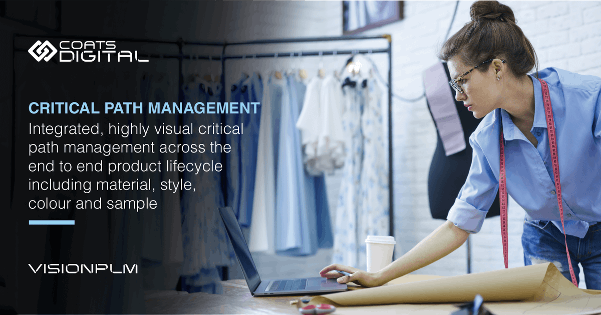 CoatsDigital's tweet photo. Reduce your manual tasks to ensure priorities are aligned across the business and supply chain.
Read how VisionPLM can help you gain control of your critical path - https://t.co/U7dJzxTYxy
#coatsdigital #PLM #plmanagement #VisionPLM #appareltechnology #apparelindustry https://t.co/19V06HGyWY