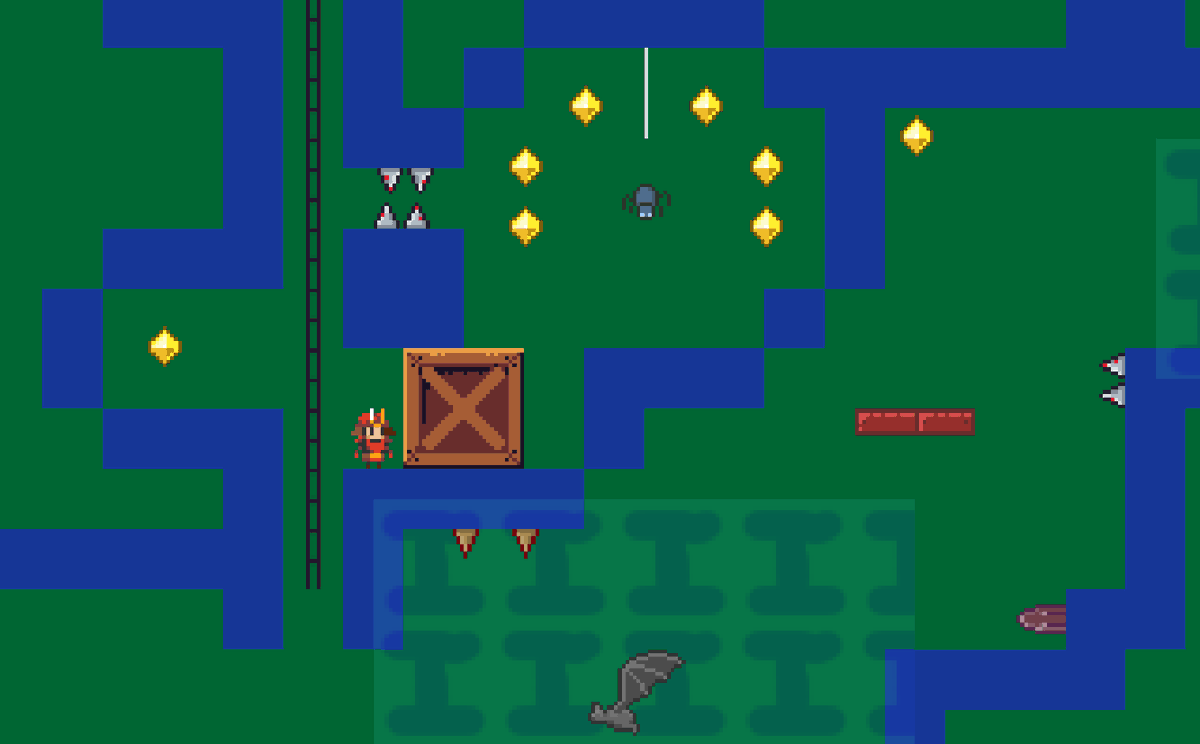 apo5to1's tweet photo. #WIP The spider has barricaded itself in its cave. We'll have to disturb him! 🕸️🕷️😈💥
#screenshotsaturday #project_Samurai #gamedev #indiedev #pixel #platformer #games #IndieWorldOrder  #game #IndieShowTime  #indiegame #indiegamelover https://t.co/cpc9YQwGZ8
