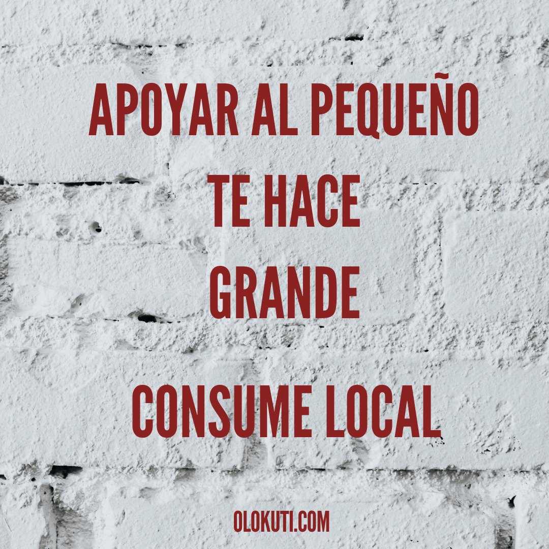 Olokuti's tweet photo. Gracias por apoyar al pequeño comercio. El comercio local te necesita, por eso te pedimos que, siempre que puedas, compres en comercios de barrio. Es la única manera de salvar a los pequeños negocios e impedir que la pandemia y las grandes superficies se los lleven por delante. https://t.co/v47md7vnvI