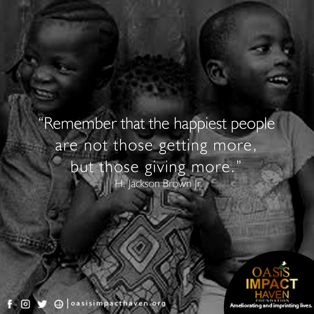 ImpactHavenNig's tweet photo. #ImpactHaven #ImpactfulWednesday #WednesdayWakeups 
We drive happiness from making other people happy!
#ImpactHaven 
#MakeYourDayCount! https://t.co/DlOS51jwqV