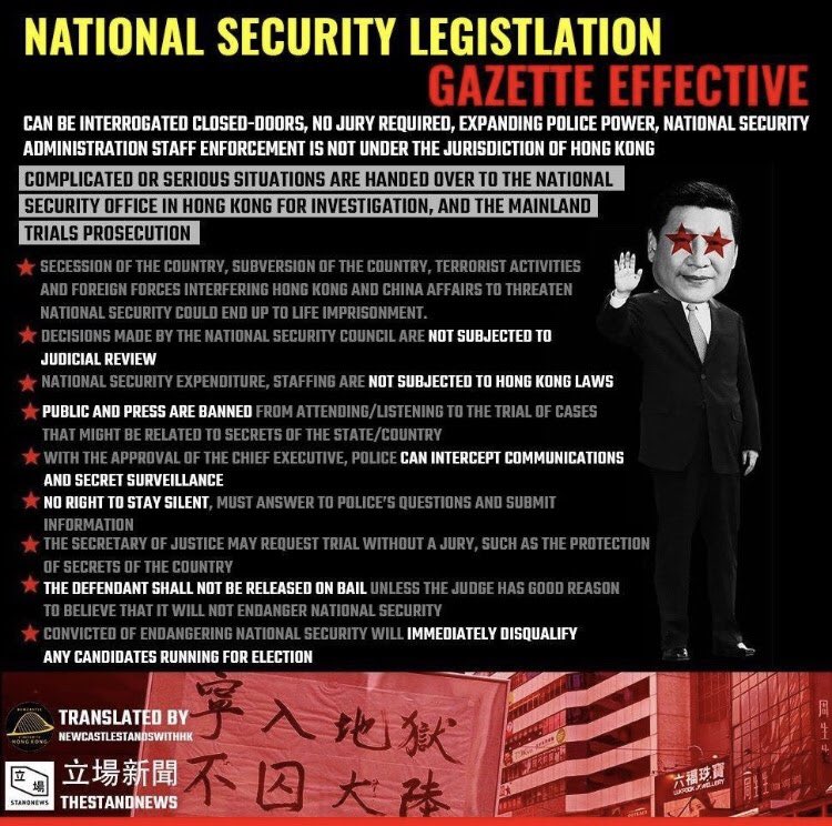 MarinesColonial's tweet photo. @WPReview @rachel_cheung1 Protests in Hong Kong seem to have disappeared under the implementation of the National Security Law. But the determination of Hong Kong people to pursue democracy will not change. Hope the free world can see our determination and stand with Hong Kong. https://t.co/Cm6Vk2Z4Ef