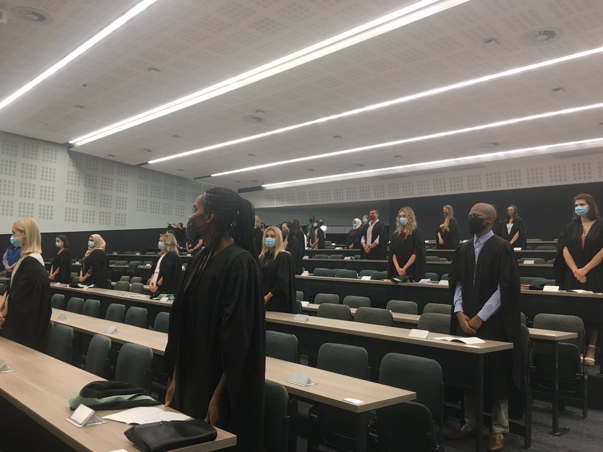<a href="/SUhealthsci/">SU, Faculty of Medicine and Health Sciences</a> Our final year students BSc Dietitics at the first of our pledge ceremonies in the covid pandemic <a href="/SUhealthsci/">SU, Faculty of Medicine and Health Sciences</a> @jvolmink <a href="/JuliaBlitz/">Julia Blitz</a> <a href="/farahstar23/">Farah Fredericks</a> <a href="/NCGvP/">Nico Gey van Pittius</a>