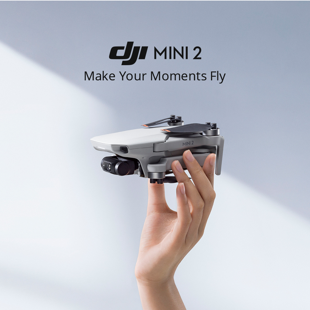 DJIGlobal's tweet photo. Meet DJI Mini 2.
With a 4K camera and OcuSync 2.0, Mini 2 is the perfect drone to make your moments fly - and yes, it still weighs less than 249 g.

Discover more: https://t.co/lkyirov6hy