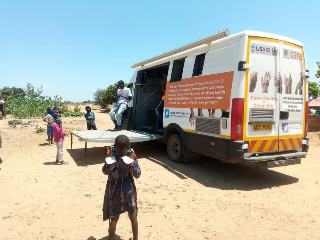 CAREZimbabwe's tweet photo. As we regret the losses caused by COVID-19, @CAREZimbabwe records gains in raising awareness of the disease in Masvingo &amp; Norton towns of #Zimbabwe. Thank you Masvingo &amp; Norton Town Councils &amp; @MoHCCZim for taking COVID-19 messaging to the people. Funding from @USAIDSavesLives https://t.co/RcVTJWIej7