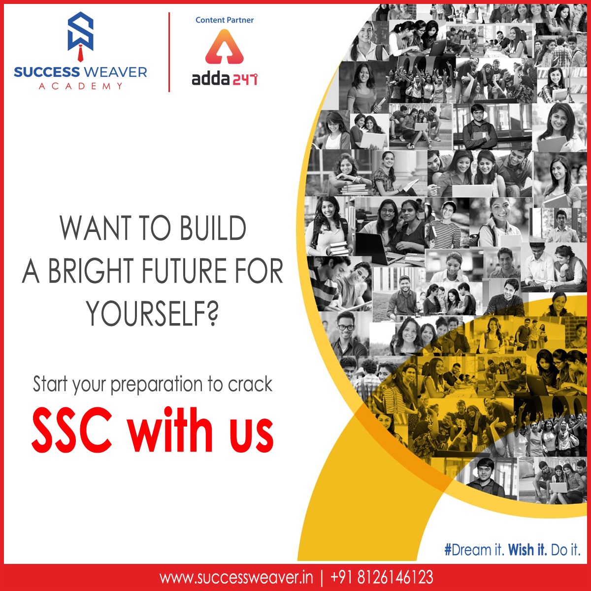 Success_Weaver's tweet photo. @Success_Weaver is the constructor that builds your future bright from the foundation with the bricks of knowledge. Follow and accomplish your dreams with us. 

#SSC #Bank #CBSE #ICSE #Education #Class #School #Maths #Science #Adda247 #Careerpower #SuccessWeaverAcademy #Meerut https://t.co/g791dzp3ct